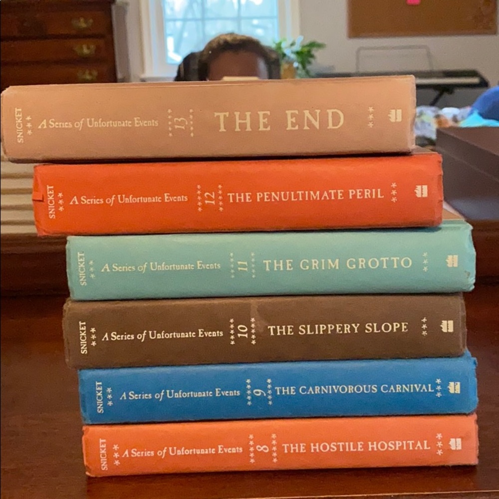 Series of unfortunate events books 8-13